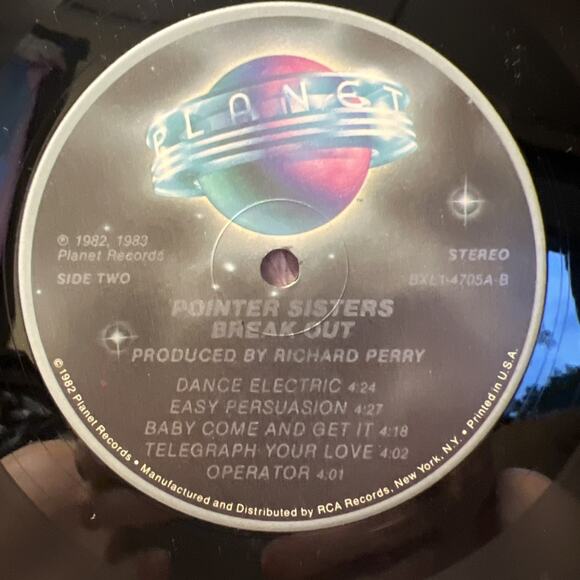 POINTER SISTERS - Breakout (1984) - 12" Vinyl Record LP - EX - Ultrasonic Clean! - Picture 3 of 8